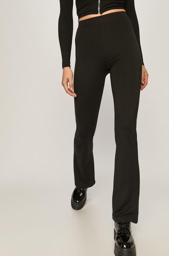 Jacqueline de Yong - Spodnie z elastanem czarny 15196908