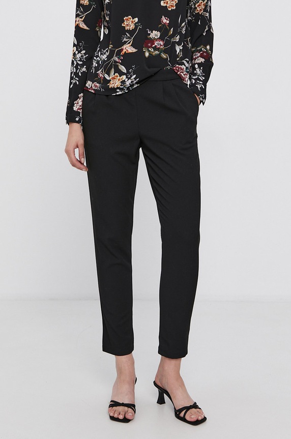 Kalhoty Vila medium černá 14063228