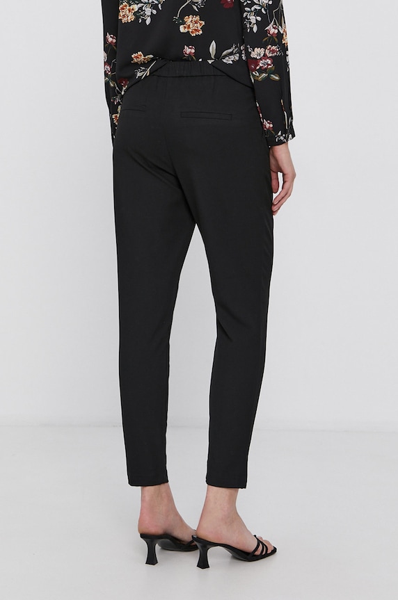 Oblečení Kalhoty Vila 14063228 černá