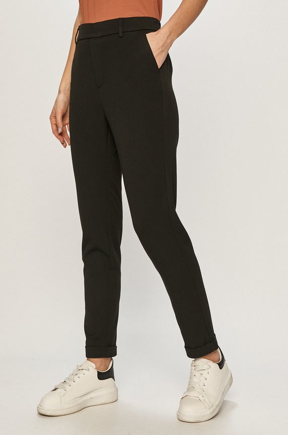 Nohavice Vero Moda s elastanom čierna 10225280