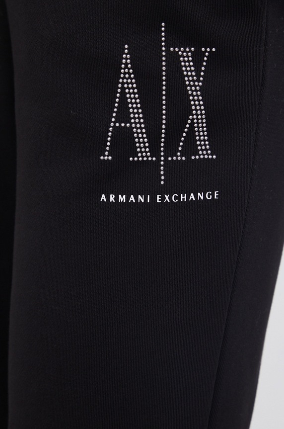 Kalhoty Armani Exchange černá 8NYPDX.YJ68Z.NOS