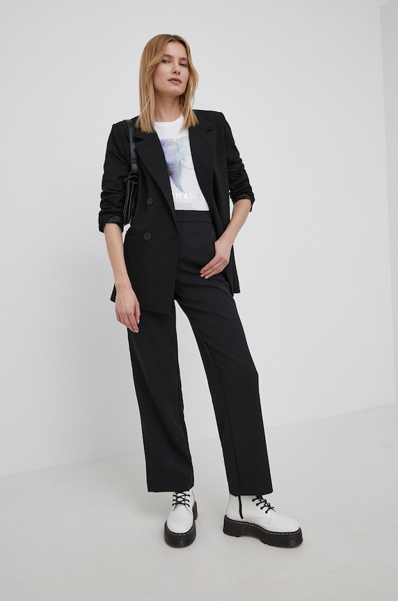 Vila nadrág elasztánnal fekete 14071150.Black