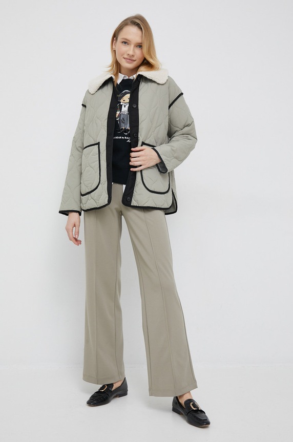 Vero Moda spodnie 10257168.LaurelOak zielony AA00