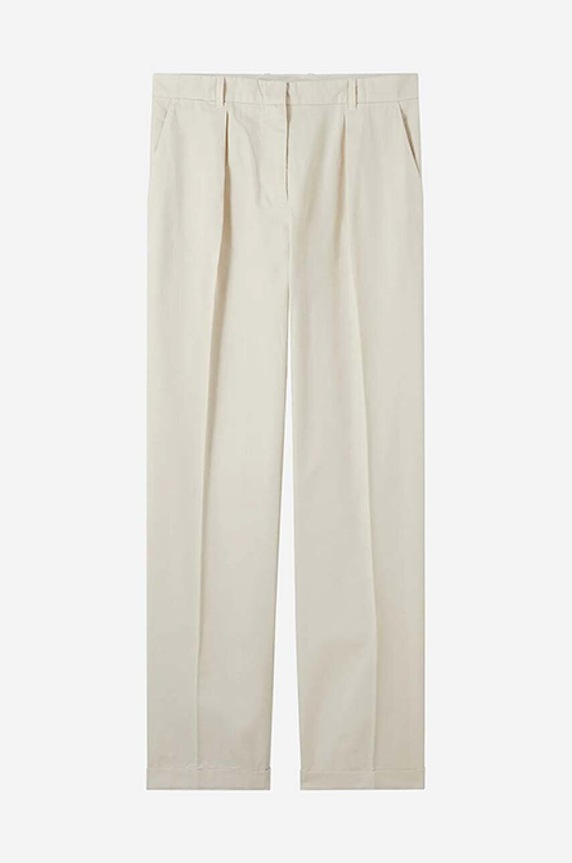 Îmbrăcăminte A.P.C. pantaloni de bumbac Grand Pantal Camila COEPY.F08401 bej