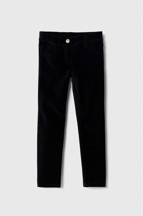 Дитячі штани United Colors of Benetton з еластаном чорний 4DZBCE00R.G.NOS
