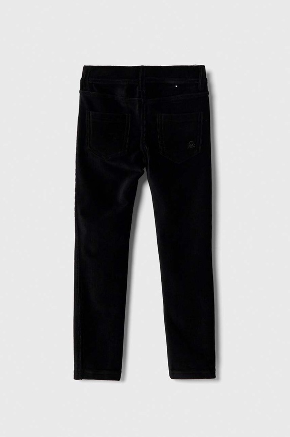 Дитячі штани United Colors of Benetton 4DZBCE00R.G.NOS чорний AA00