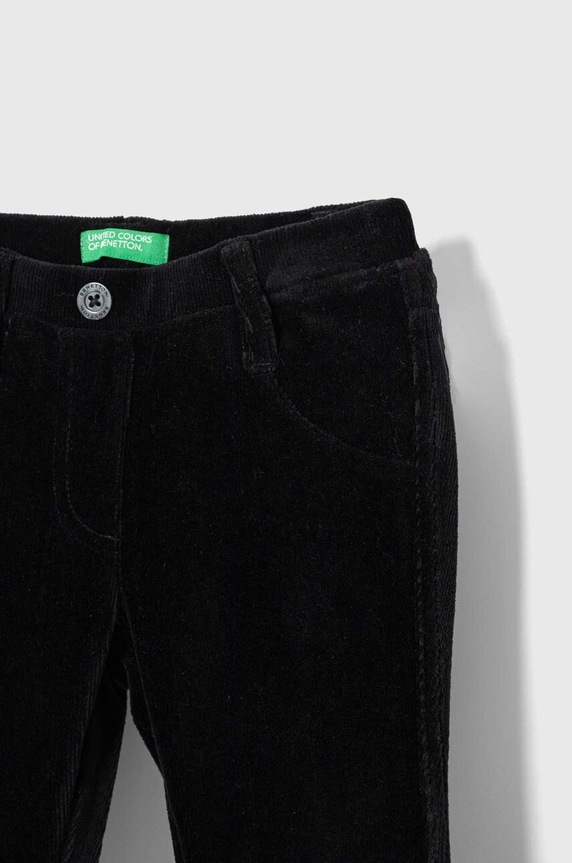 Djevojčice Dječje hlače United Colors of Benetton 4DZBGE00L.P.NOS crna