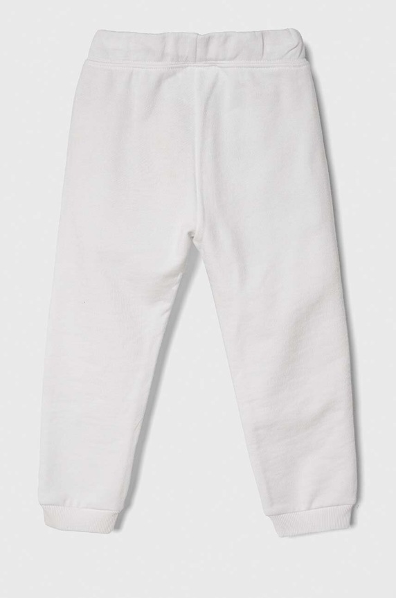 United Colors of Benetton spodnie dresowe bawełniane dziecięce 3J70GF01N.P.NOS biały AA00