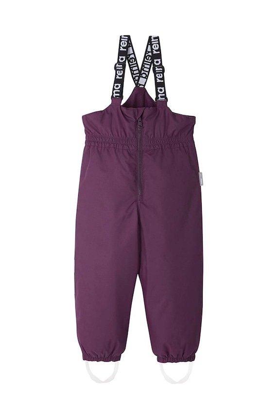 Dječje zimske sportske hlače Reima Matias bez uzorka bordo 5100130A