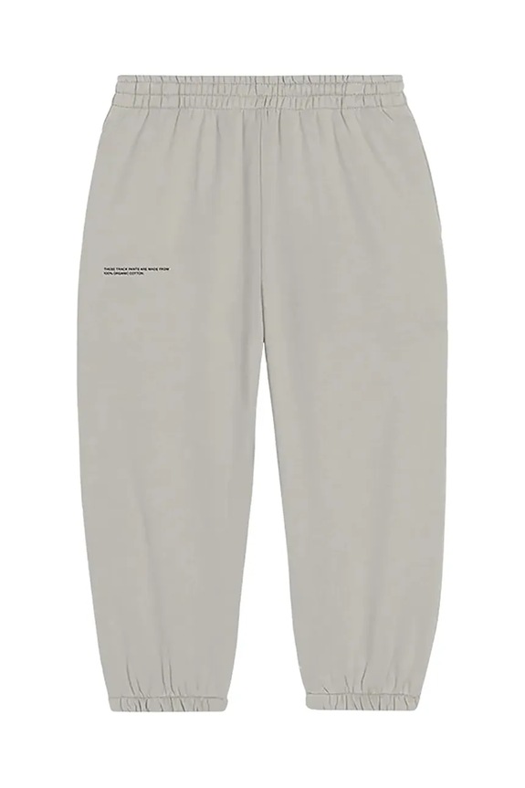 Pangaia nadrág KIDS' 365 MIDWEIGHT TRACK PANTS sima bézs 10000280.CORE