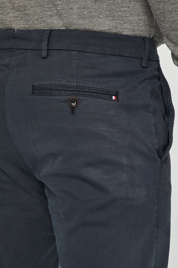Tommy Hilfiger Tailored - Nohavice tmavomodrá TT0TT02202