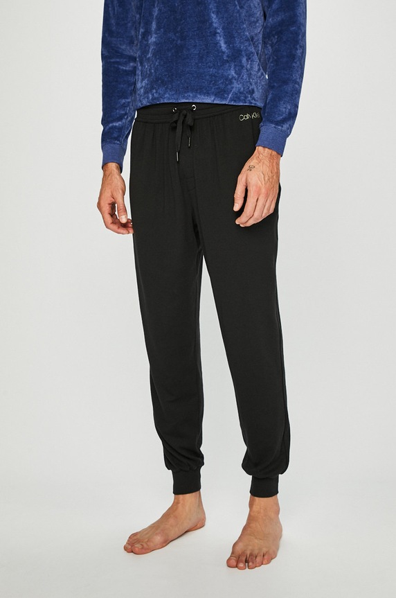 Calvin Klein Underwear - Nadrág elasztánnal fekete 000NM1540E
