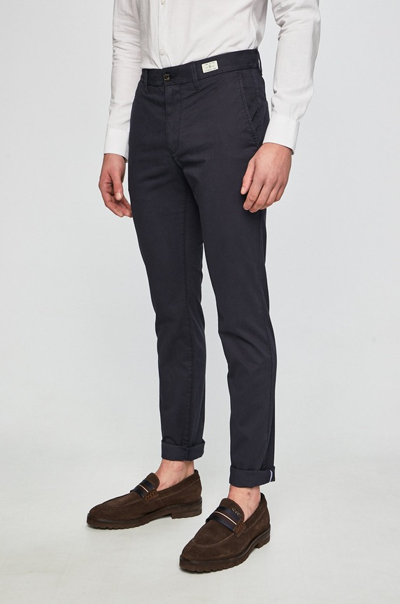 Tommy Hilfiger - Παντελόνι με ελαστάν σκούρο μπλε 867895043