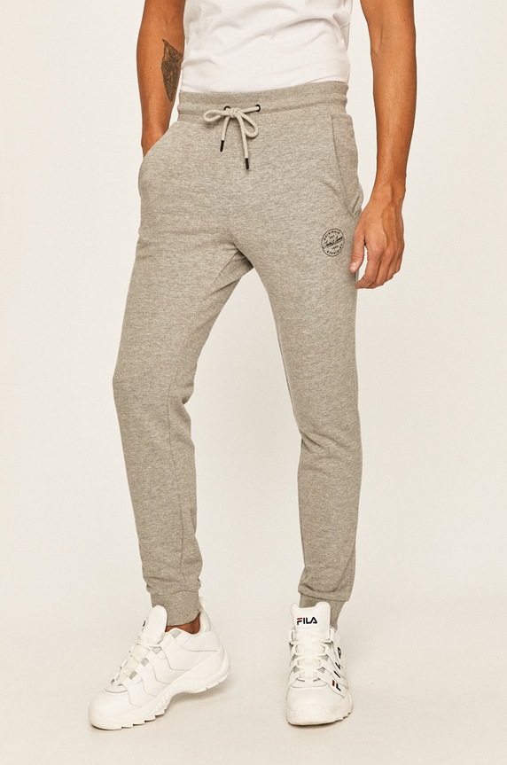Jack & Jones - Kalhoty pletenina šedá 12165322