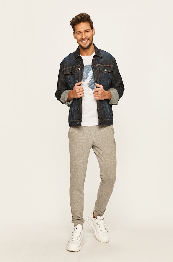 Jack & Jones - Kalhoty 12165322 šedá AA00