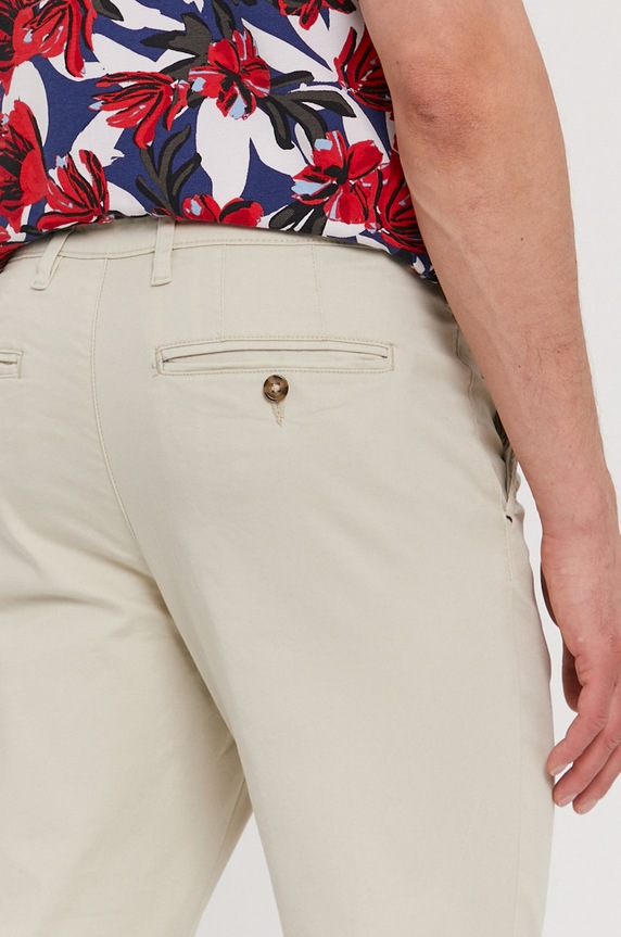 Selected Homme Spodnie beżowy 16074054