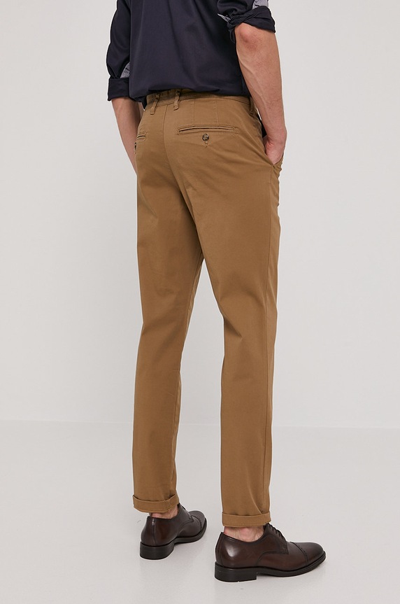 Oblečenie Nohavice Selected Homme 16074054 hnedá