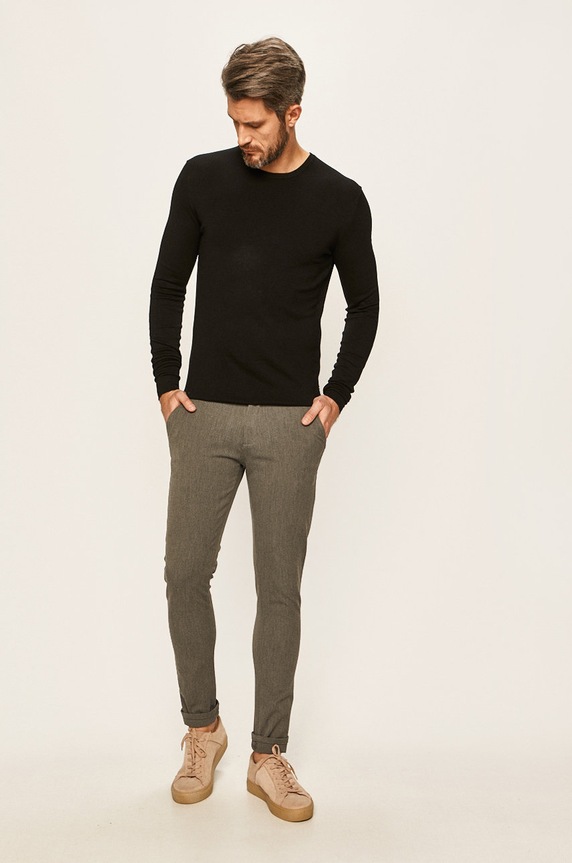 Tailored & Originals - Spodnie 7178603.798254 szary AA00