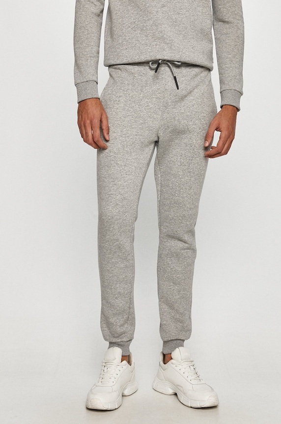 Hlače Only & Sons pletivo siva 22018686