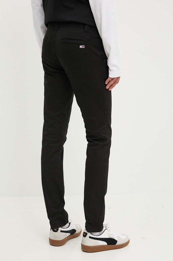 Odzież Tommy Jeans spodnie DM0DM09595.NOS czarny