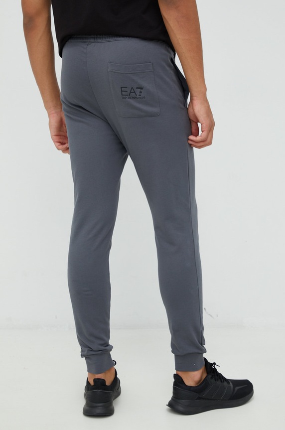 Abbigliamento EA7 Emporio Armani pantaloni da jogging in cotone 8NPPC3.PJ05Z grigio