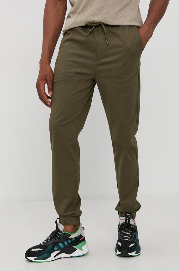 Only & Sons - Spodnie z elastanem zielony 22018661