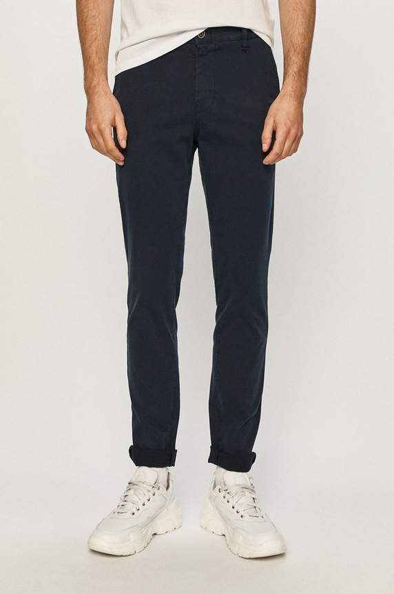 Jack & Jones Spodnie z elastanem granatowy 12184901