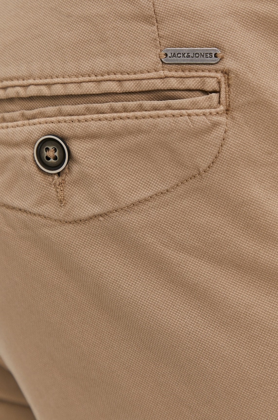 Jack & Jones Spodnie 12186479 beżowy