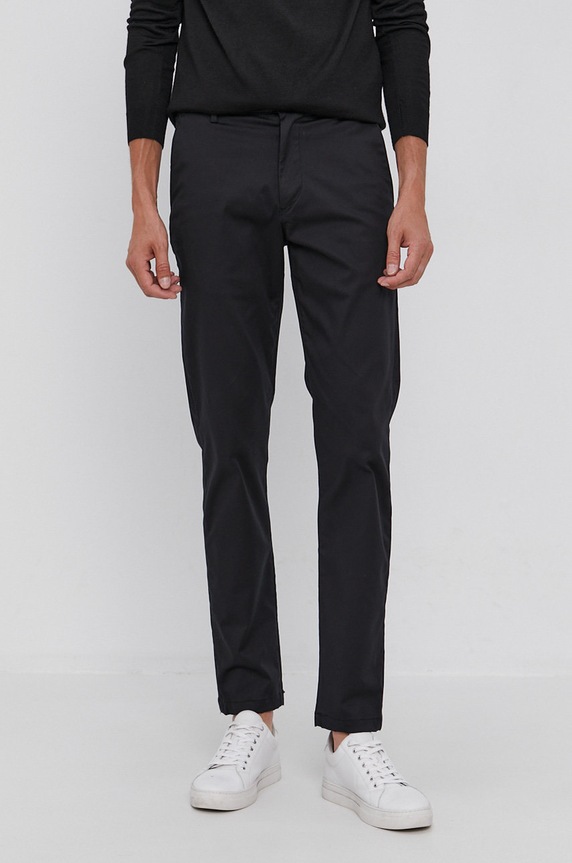 Selected Homme Spodnie z elastanem czarny 16080157
