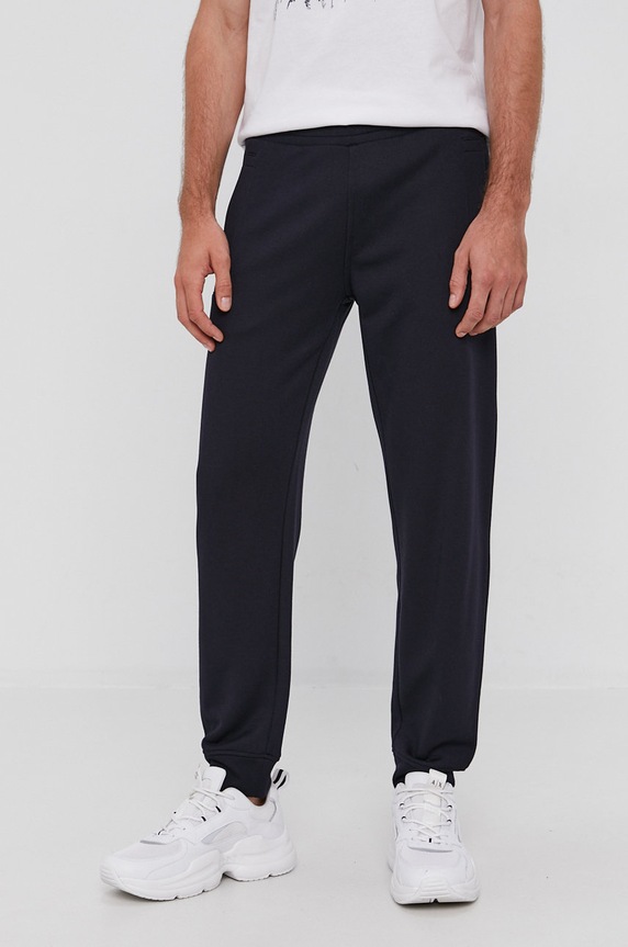 Emporio Armani spodnie dzianina granatowy 8N1PS9.1JRIZ