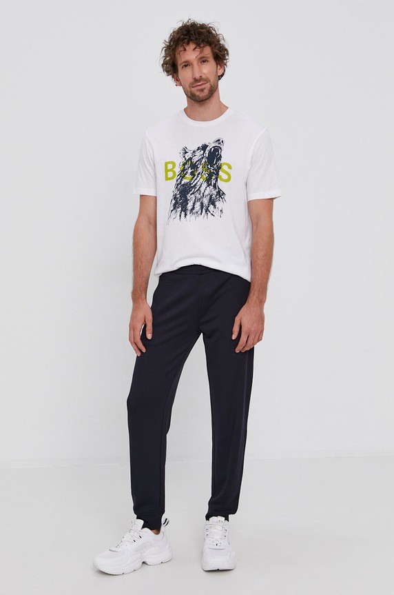 Emporio Armani spodnie 8N1PS9.1JRIZ granatowy AA00