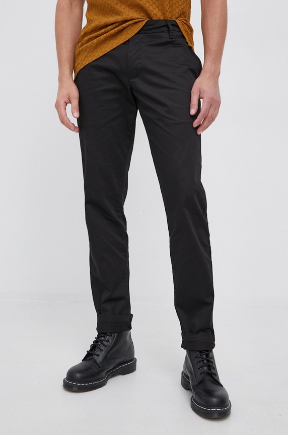 Armani Exchange Spodnie 8NZP45.ZNMTZ.NOS z elastanem czarny 8NZP45.ZNMTZ.NOS