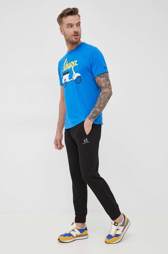 Bavlnené tepláky Armani Exchange 8NZPSC.ZJKRZ.NOS čierna AA00