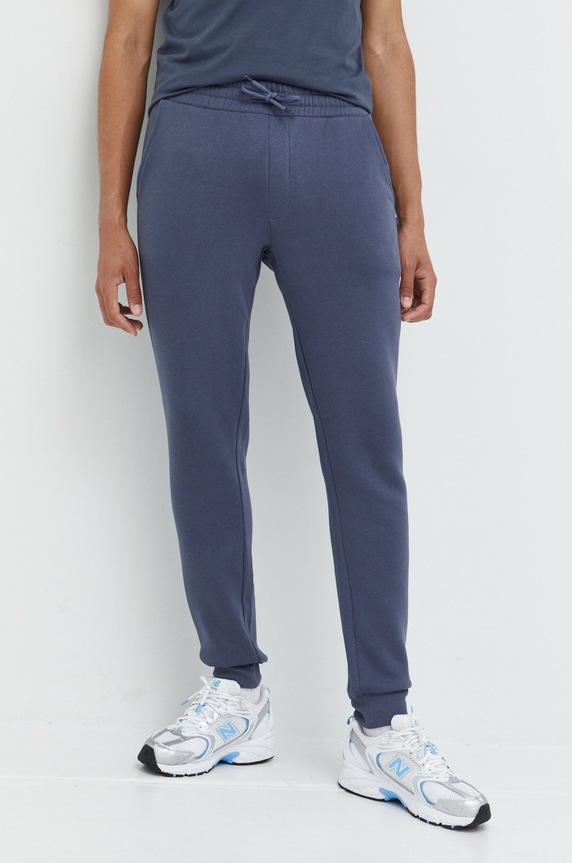 Jack & Jones spodnie dresowe dzianina niebieski 12195726.Grisaille