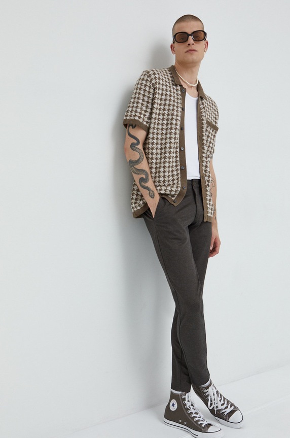 Only & Sons nadrág 22022911.SlateBlack barna AA00