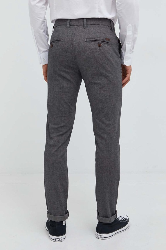 Odzież Jack & Jones spodnie JPSTMARCO 12206198.Drizzle szary