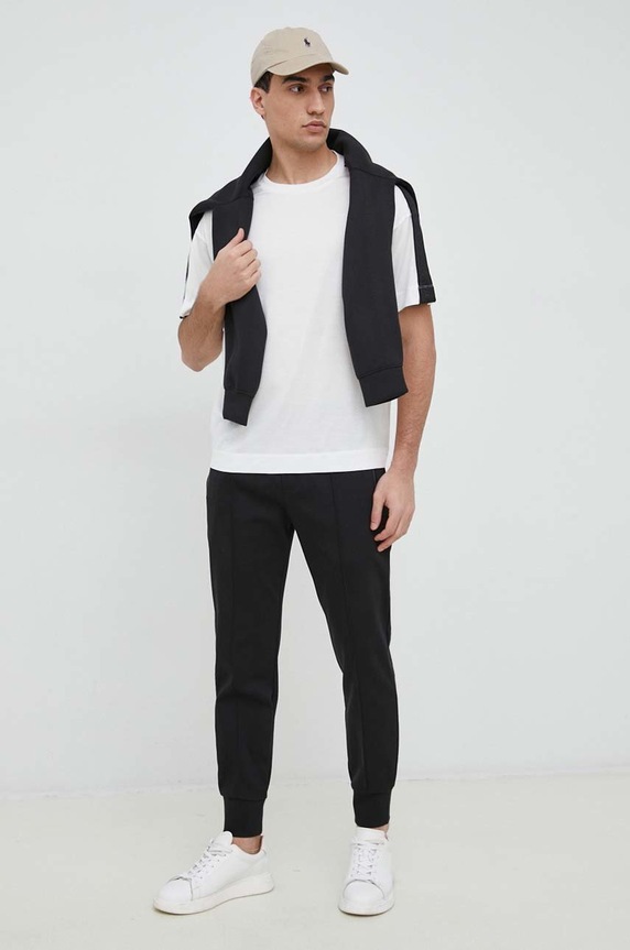 Tepláky Emporio Armani 8N1P72.1JBTZ.NOS černá AA00
