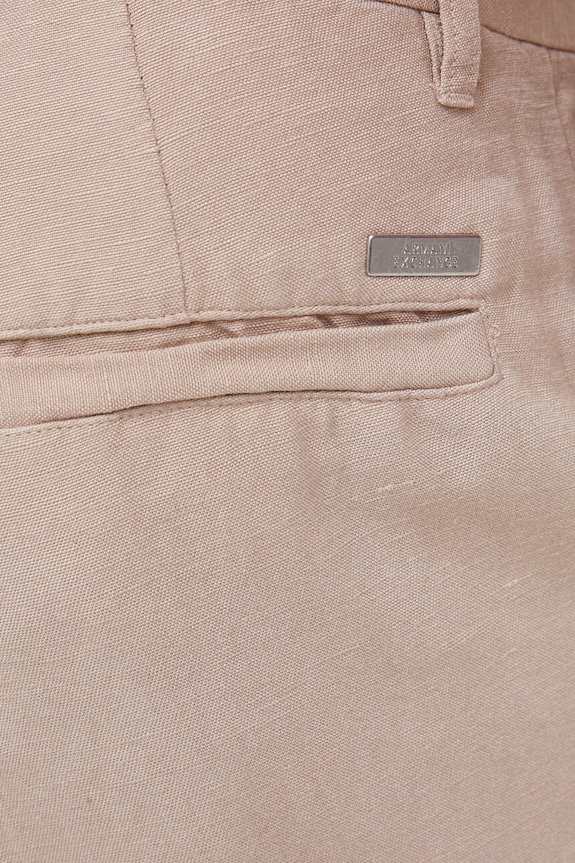 Armani Exchange pantaloni din in bej 8NZP15.ZNFNZ.NOS