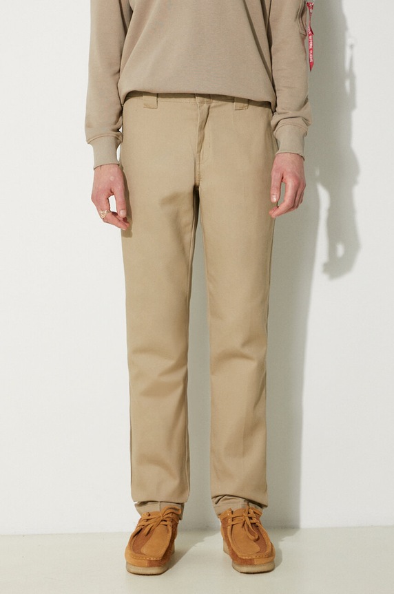 Dickies pantaloni 872 Work Pant Rec aderente verde DK0A4XK8KHK