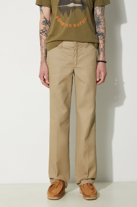 Kalhoty Dickies Work Pant Rec jednoduchý béžová DK0A4XK9KHK