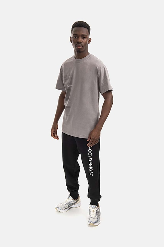 Bavlněné tepláky A-COLD-WALL* Essential Logo Sweatpants ACWMB148. černá AA00