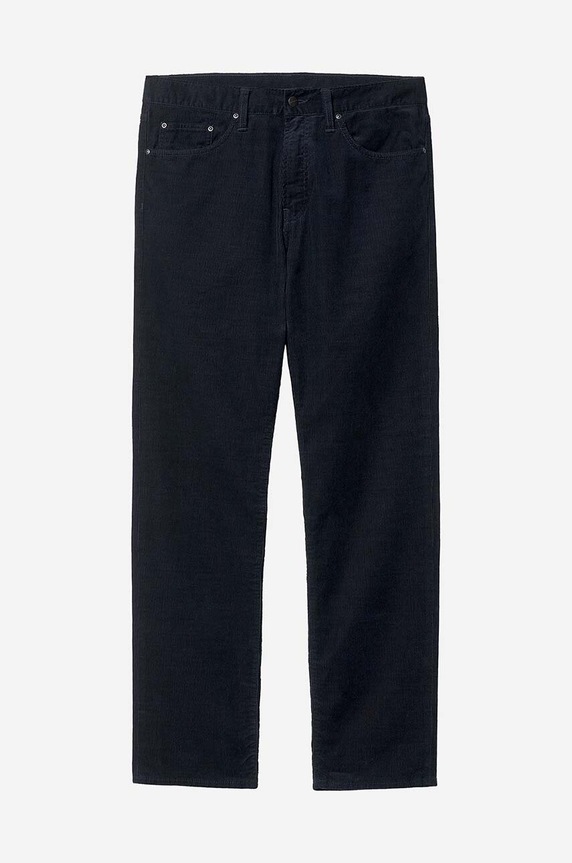Carhartt WIP corduroy trousers Pontiac Pant navy I030768.