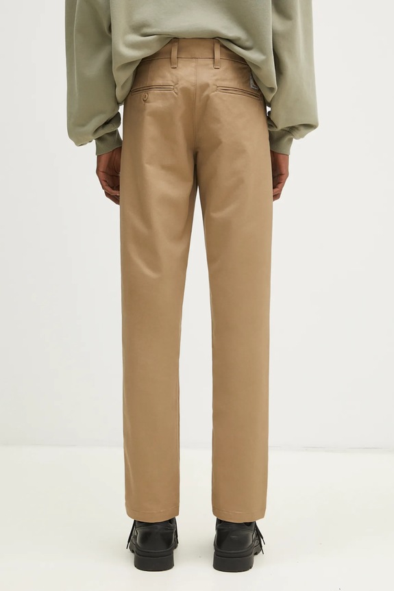Clothing Carhartt WIP trousers I003367. brown
