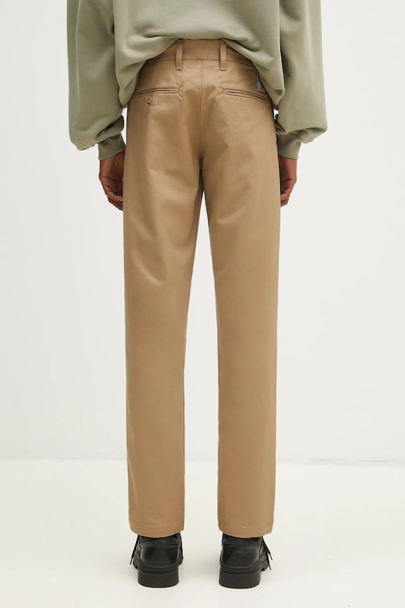 Clothing Carhartt WIP trousers I003367. brown