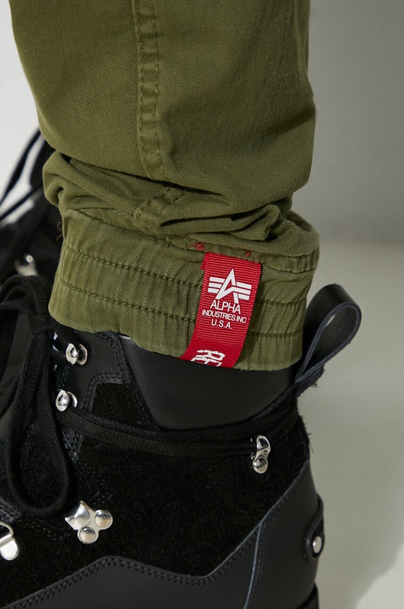 Kalhoty Alpha Industries Utility Pant 128202.142 zelená