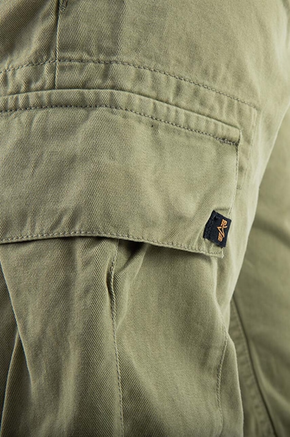 Clothing Alpha Industries cotton trousers Agent Pant 158205.11 green
