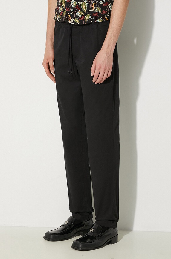 A.P.C. cotton trousers black COERD.H08354