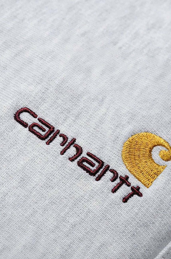 Спортен панталон Carhartt WIP American Script I027042.ASH.HEATHE