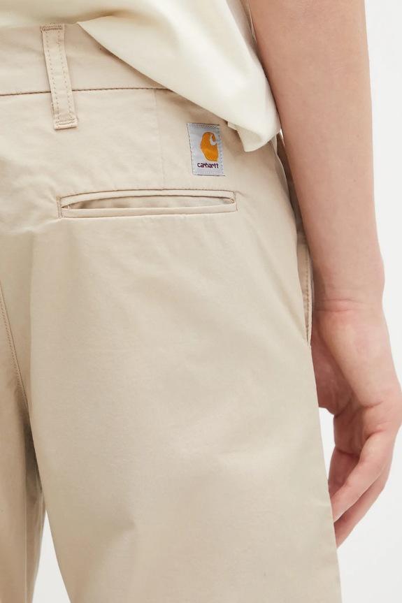 Hlače Carhartt WIP Sid bež I027955.WALL