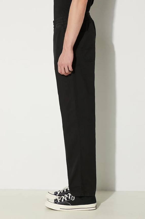 Дрехи Памучен панталон Carhartt WIP Flint Pant I029919.BLACK черен